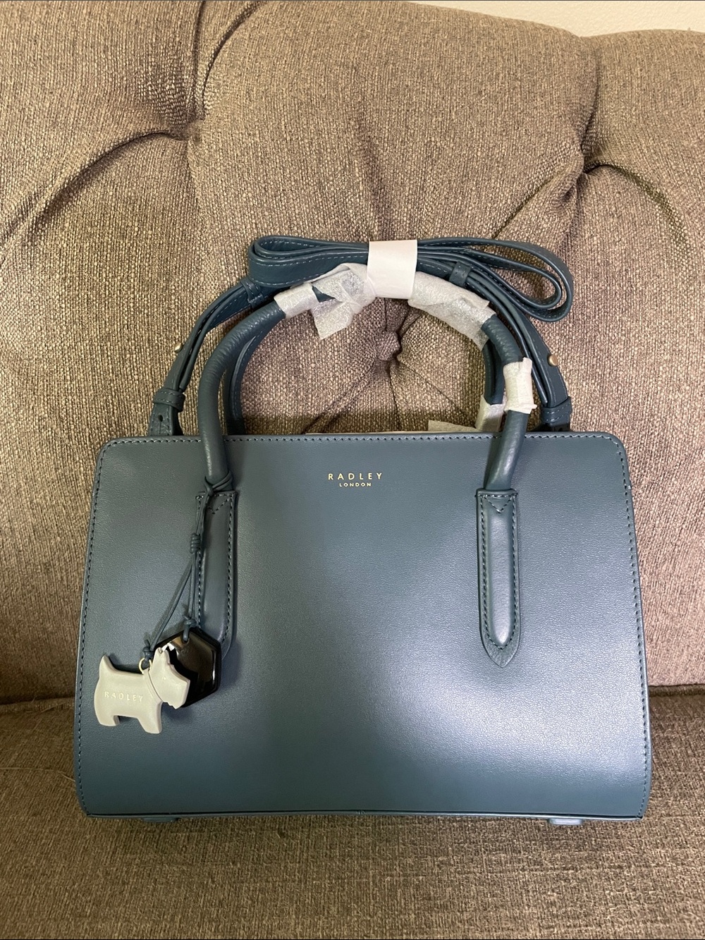 RADLEY LONDON Liverpool Street Multiway Medium Satchel with Dog Charm - Picture 2 of 8